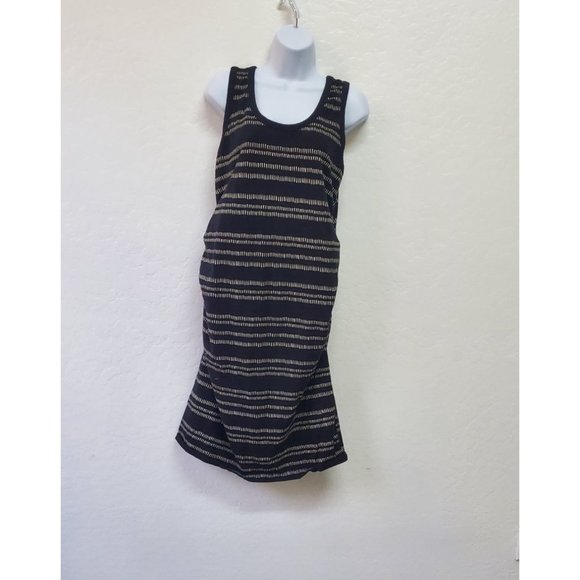 Robe De Grossesse Liz Lange Noire – Taille S – Manches 3/4 – Élégante Et Stretch